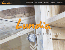 Tablet Screenshot of lundia.com