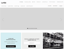 Tablet Screenshot of lundia.fi